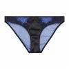 Playful Promises Outlet Indigo Curve Lace Picot Brief