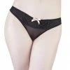 Playful Promises Isa Black Dot Mesh Net Brief
