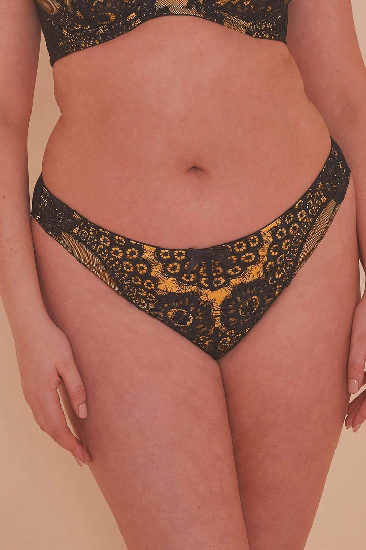 Playful Promises Jaquelina Mustard Contrast Brazilian Brief Outlet 8 Playful Promises Jaquelina Mustard Contrast Brazilian Brief Outlet