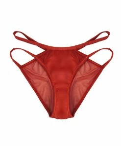 Playful Promises Junko Rust Origami Cut-Out Brief Outlet