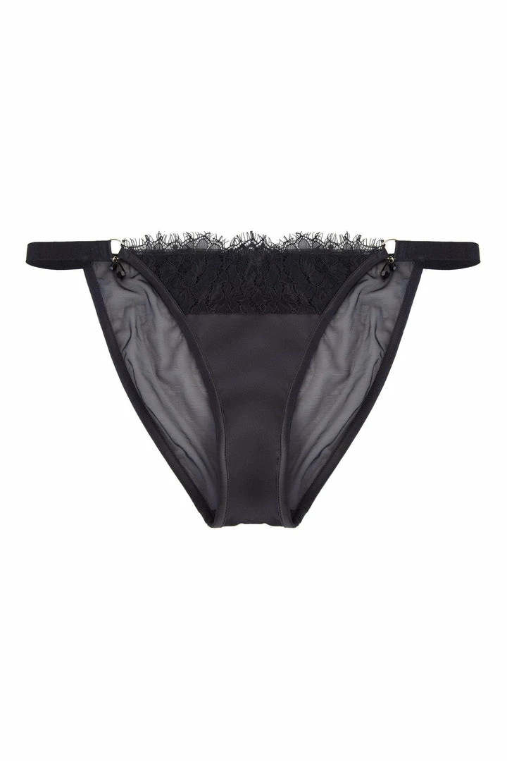 Playful Promises Mae Black Satin And Lace Brief 5 Playful Promises Mae Black Satin And Lace Brief