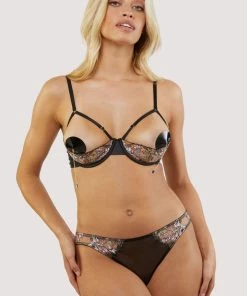 Playful Promises Mayla Floral Embroidered Brief