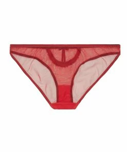 Playful Promises Outlet Miranda Red Curve Brief