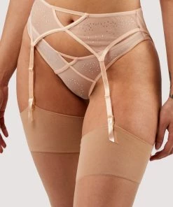 Playful Promises Nola Toffee Diamante Studded High Leg Brief Luxe Bras 20 Playful Promises Nola Toffee Diamante Studded High Leg Brief Luxe Bras