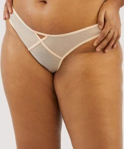 Playful Promises Nola Toffee Diamante Studded High Leg Brief Luxe Bras 17 Playful Promises Nola Toffee Diamante Studded High Leg Brief Luxe Bras