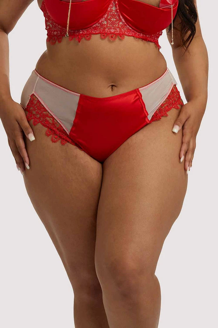 Playful Promises Anaise Red Highwaist Brief 5 Playful Promises Anaise Red Highwaist Brief