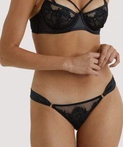 Playful Promises Outlet Anneliese Black Lace Brazilian Brief