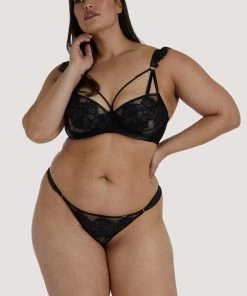 Playful Promises Anneliese Black Lace Thong
