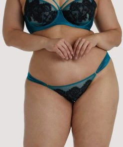 Playful Promises Luxe Bras Anneliese Teal Brief