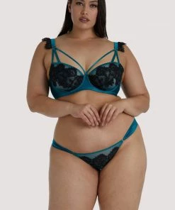 Playful Promises Luxe Bras Anneliese Teal Brief
