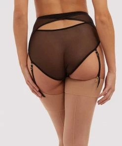 Playful Promises Charlie Black Cut-out Highwaist