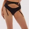 Playful Promises Charlie Black Cut-out Highwaist