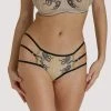 Playful Promises Dakota Snake Brief With Ring Details And Straps