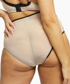 Playful Promises Dakota Snake High Waist With Ring Details And Straps