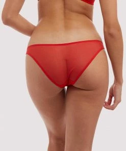 Playful Promises Outlet Florence Red Brief