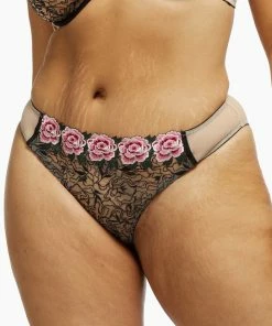 Playful Promises Katy Rose Embroidered Brazilian Brief Outlet