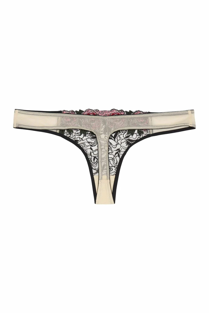 Playful Promises Katy Rose Embroidered Thong Outlet 12 Playful Promises Katy Rose Embroidered Thong Outlet