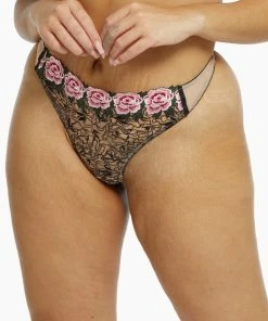 Playful Promises Katy Rose Embroidered Thong Outlet 16 Playful Promises Katy Rose Embroidered Thong Outlet