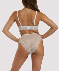 Playful Promises Luxe Bras Melina Ivory Highwaist Brief