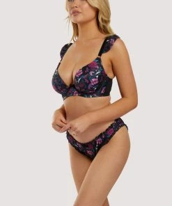 Playful Promises Luxe Bras Noriko Crane Print Brief