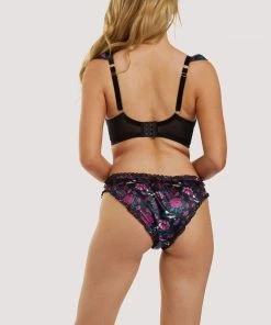 Playful Promises Luxe Bras Noriko Crane Print Brief