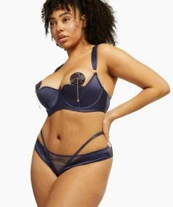 Playful Promises Philly Tulip Satin Thong Outlet