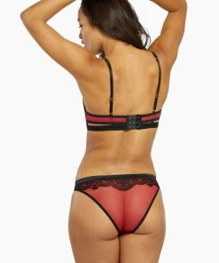 Playful Promises Tasmin Ruby Lace Brazilian Brief Outlet 19 Playful Promises Tasmin Ruby Lace Brazilian Brief Outlet