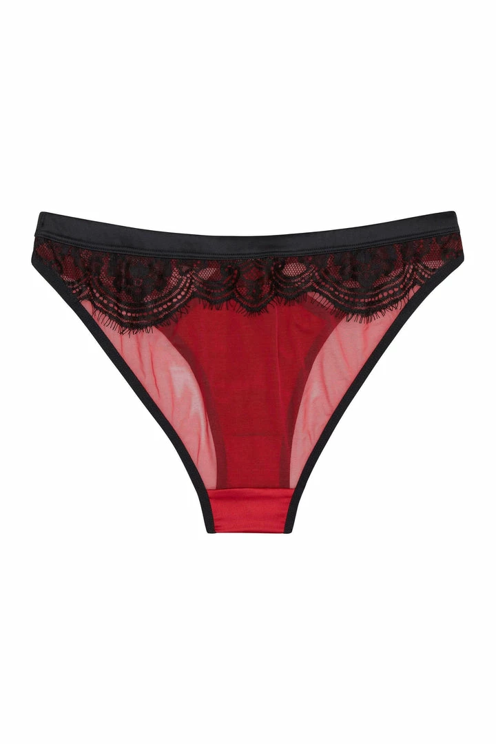 Playful Promises Tasmin Ruby Lace Brazilian Brief Outlet 16 Playful Promises Tasmin Ruby Lace Brazilian Brief Outlet