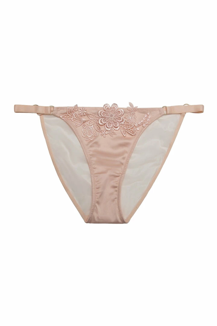 Playful Promises Virginia Peach Guipure Brief 13 Playful Promises Virginia Peach Guipure Brief