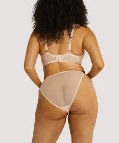 Playful Promises Virginia Peach Guipure Brief 21 Playful Promises Virginia Peach Guipure Brief