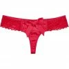 Playful Promises Ruby Pink Satin Crossover Thong Outlet 2 Playful Promises Ruby Pink Satin Crossover Thong Outlet