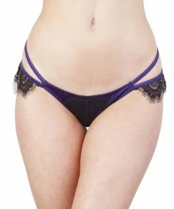 Playful Promises Outlet Sheba Purple Lace Brief