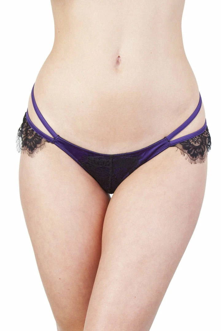 Playful Promises Outlet Sheba Purple Lace Brief 3 Playful Promises Outlet Sheba Purple Lace Brief