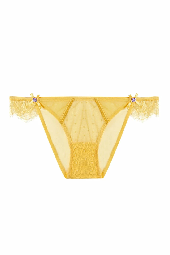 Playful Promises Knickers Ziggy Mango Lace And Spotted Mesh Brief 6 Playful Promises Knickers Ziggy Mango Lace And Spotted Mesh Brief