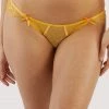 Playful Promises Knickers Ziggy Mango Lace And Spotted Mesh Brief