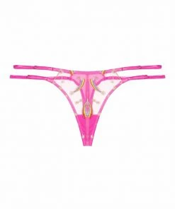 Playful Promises Knickers Coccinelle Rainbow Shooting Star Pride Embroidery Thong