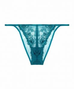 Playful Promises Marsha Teal Embroidery Brief Knickers 13 Playful Promises Marsha Teal Embroidery Brief Knickers