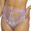 Playful Promises Fenella Lace And Net High Waist Brief Outlet