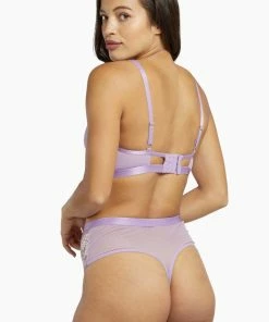 Playful Promises Fenella Lace And Net High Waist Brief Outlet