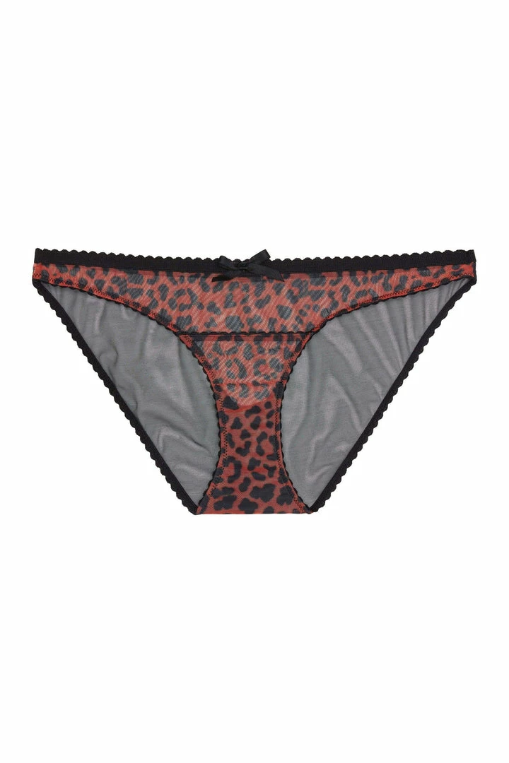Playful Promises Josie Leopard Mesh Picot Cheeky Brazilian Brief Core 10 Playful Promises Josie Leopard Mesh Picot Cheeky Brazilian Brief Core