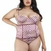 Playful Promises Beatrix Red Placement Stripe Waspie Curve Outlet 2 Playful Promises Beatrix Red Placement Stripe Waspie Curve Outlet