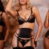 Playful Promises Wren Black Illusion Mesh And Satin Waspie Luxe Bras 2 Playful Promises Wren Black Illusion Mesh And Satin Waspie Luxe Bras