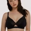Curvy Kate Get Up And Chill Bralette Black Non Wired Bras