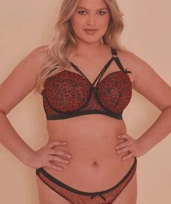 Playful Promises Josie Leopard Mesh Picot Cheeky Brazilian Brief Curve Outlet 10 Playful Promises Josie Leopard Mesh Picot Cheeky Brazilian Brief Curve Outlet