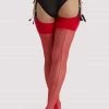 Playful Promises Lollipop Red Seamed Stockings Hosiery 1 Playful Promises Lollipop Red Seamed Stockings Hosiery