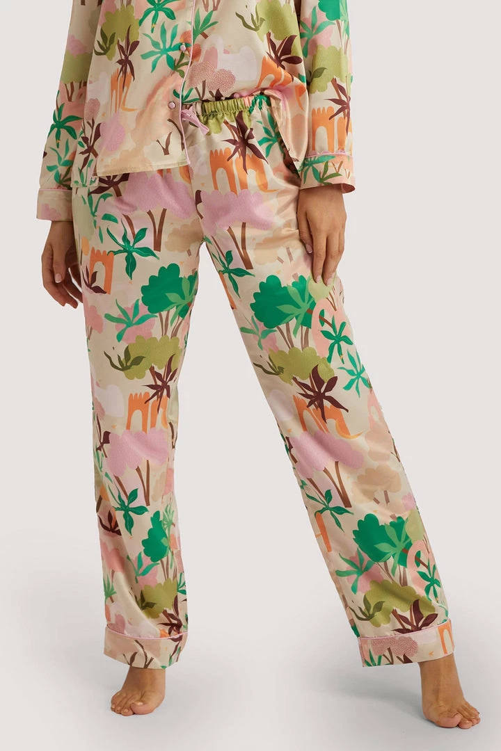 Playful Promises Alja Horvat Recycled Abstract Satin Trousers 6 Playful Promises Alja Horvat Recycled Abstract Satin Trousers