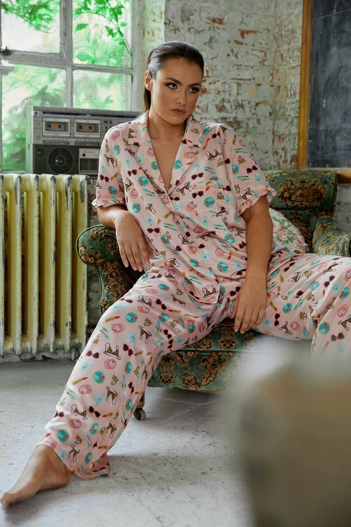 Playful Promises Bodil Jane Recycled Girls Best Friend Short Sleeved Top Nightwear 6 Playful Promises Bodil Jane Recycled Girls Best Friend Short Sleeved Top Nightwear