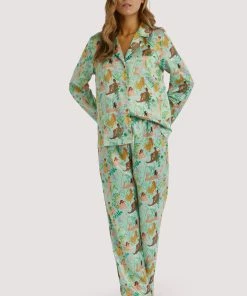 Playful Promises Nightwear Bodil Jane Recycled Nudes & Flowers Trousers