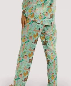Playful Promises Nightwear Bodil Jane Recycled Nudes & Flowers Trousers