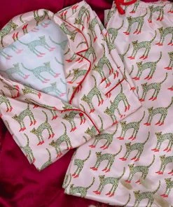 Playful Promises Bouffants Recycled Cheeta Long Sleeved Top